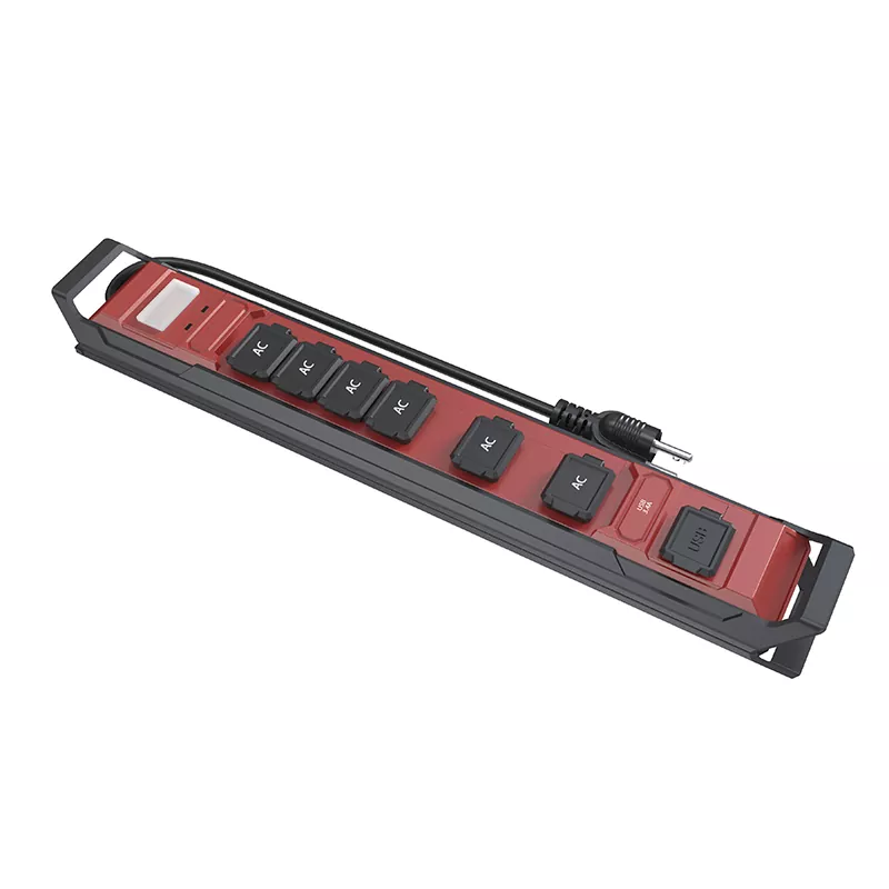 6 pistikupesa Veekindel USB 3.4a vooluriba 6 pistikupesa Veekindel USB 3.4a vooluriba