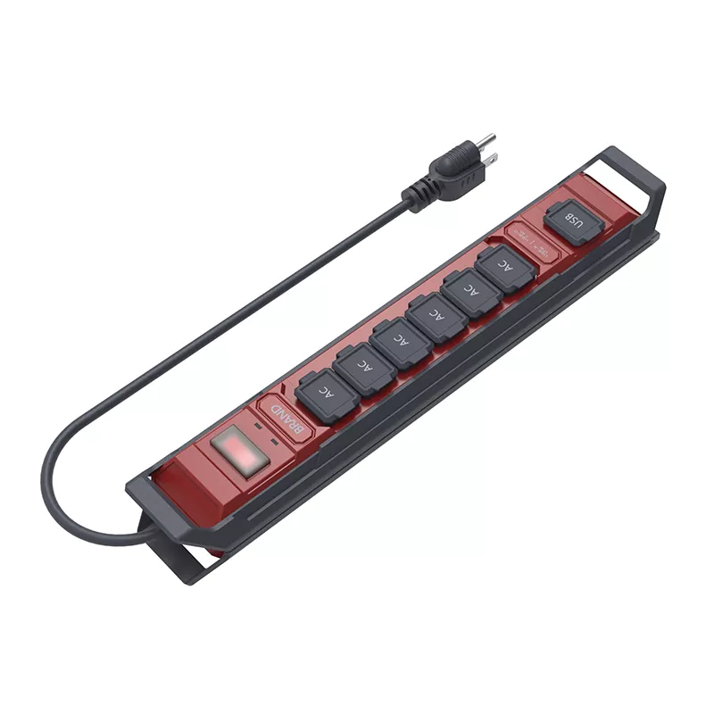 6 Outlets Waterproof Power Strip